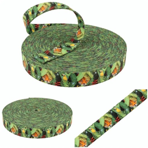Prepravná páska so sublimačnou potlačou TROPICAL 20mm remienok na vodítko