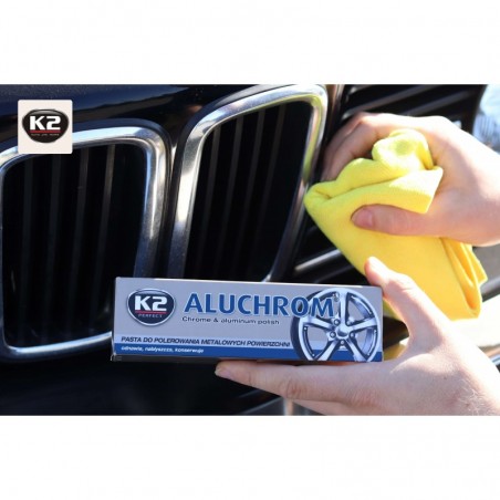 K2 Aluchrom pasta na čistenie a leštenie chrómu a hliníka 120g