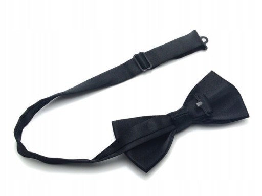 TIE čierny pánsky dvojitý elegantný motýlik