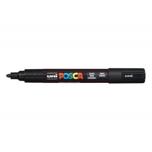 Popisovač UNI POSCA PC-5M čiernej farby