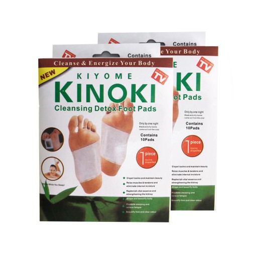 KINOKI ČISTIACE NÁPLAHY DETOXIKAČNÉ OD TOXÍNOV NA NOHY 10 KS