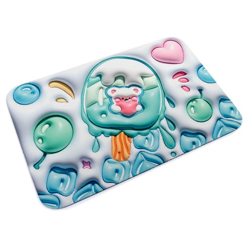 3D protišmykový absorpčný detský koberček do kúpeľne