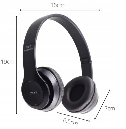 BLUETOOTH 5.0 BEZDRÔTOVÉ SLÚCHADLÁ P47