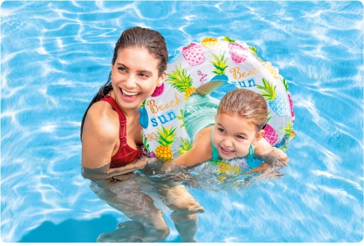 Plážové PLAVECKÉ KOLESO 61cm INTEX