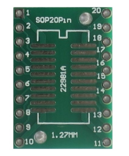 ADAPTÉR SOP20 SSOP20 až DIP20 1 ks.