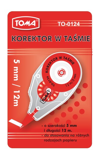 Korektor v 12m páske