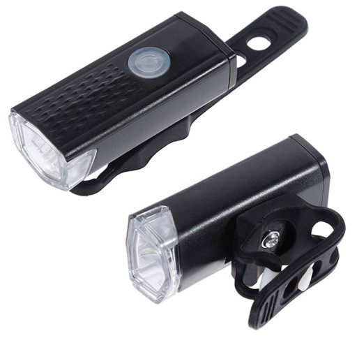 LED PREDNÁ BICYKELOVÁ LAMPA PREDNÁ CYKLISTICKÁ KOLOBEŽKA USB BATÉRIA + KÁBEL