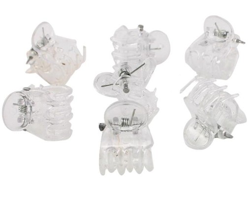 TRANSPARENTNÉ VLASY BRINS 1,5 cm - 6 KS