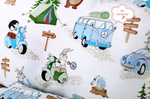 OBLIEK NA VANKÚŠ 40x60 cm BAVLNA 100% JASIEK BABYMAM Zips