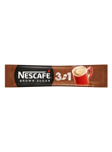 NESCAFE rozpustný hnedý cukor 3v1 10x16,5g