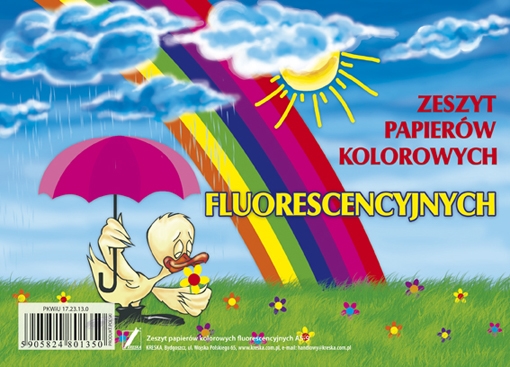 Zošit z farebných papierov Fluo A5/9k