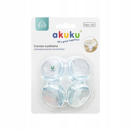 SILIKÓNOVÉ CHRÁNIČE ROHOV PRE OVÁLNE HRANY AKUKU 4 ks