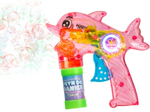 PISTOLE NA MYDLOVÉ BUBLINY ŽIARENÉ BUBLINY LT