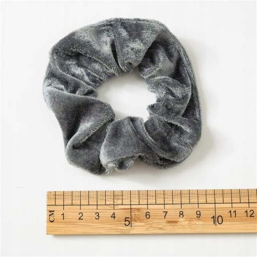 Viacfarebné scrunchie scrunchie bez spojov na velúrové vlasy, 12 ks