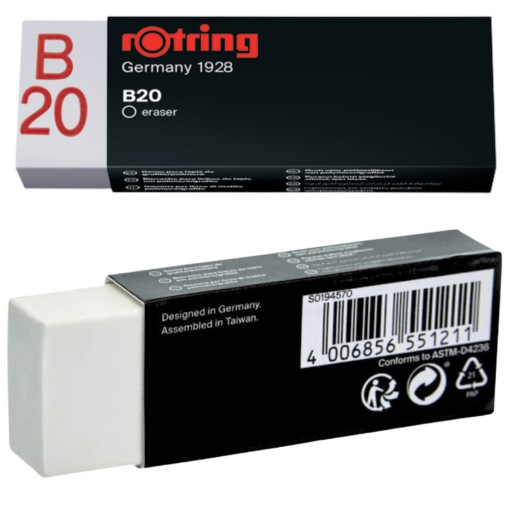 Rotring Tikky White B20 guma, perfektná biela guma