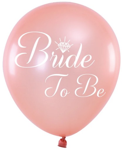 BALÓNKY Rose Gold Bride To Be x5