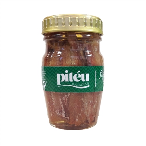 Filety z ančovičiek v olivovom oleji 80g Piteu