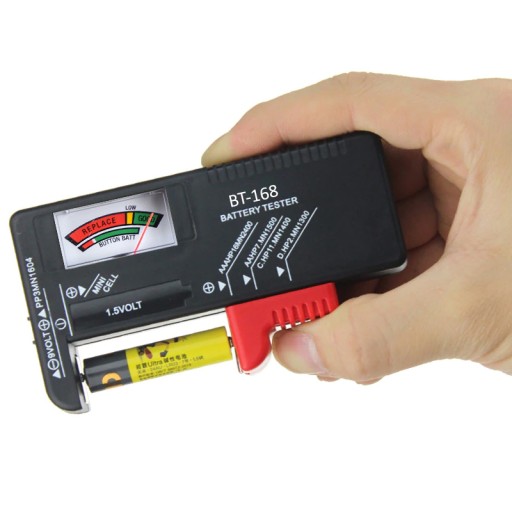 AA AAA R14 TESTER BATERIE METER