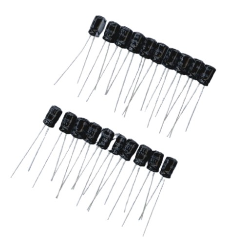 10uF 50V 10 µF 50V (20KS) MINIATURNÝ ELEKTROLYTICKÝ KONDENZÁTOR