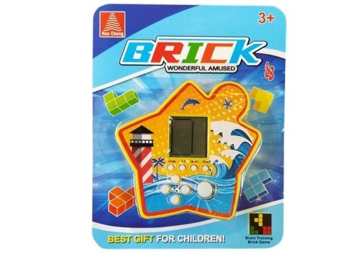 Elektronická vrecková hra Brick Tetris