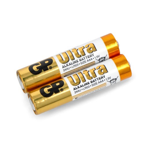 Alkalická batéria AAA / LR03 1,5V GP Ultra 2 ks