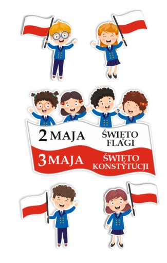 Vlastenecká výzdoba 2. a 3. mája (obojstranná)