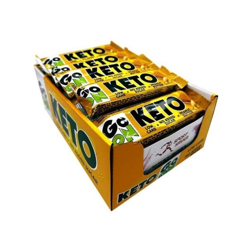 Go On Sante Keto tyčinka 50g PRÍCHUŤ: ARAŠIDOVÉ MASLO