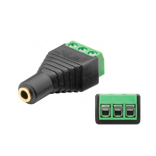 3,5 mm TRS 3-kolíková zásuvka mini jack samica