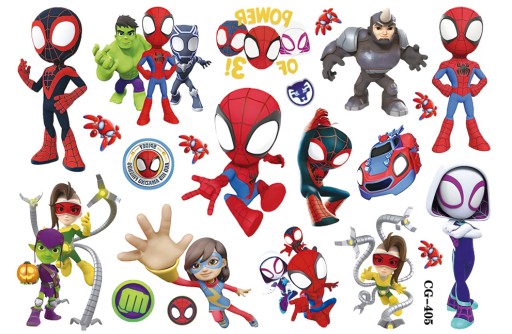Umývateľné tetovanie pre deti SPIDEY CG405