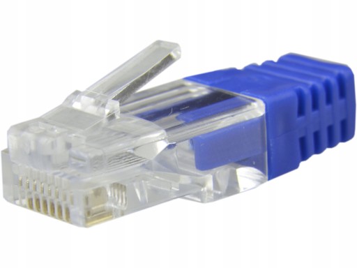 Kryt zástrčky NEKU RJ45, modrý, 100 ks