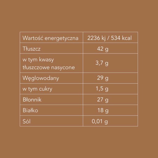 HNEDÉ ĽANOVÉ D-ORECHY 1 KG