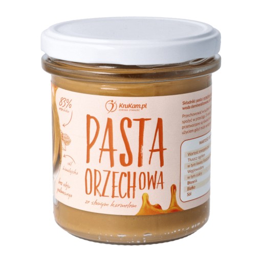 ORIEŠKOVÁ PASTA SLANÝ KARAMEL NATURE LAHODNÉ MASLO