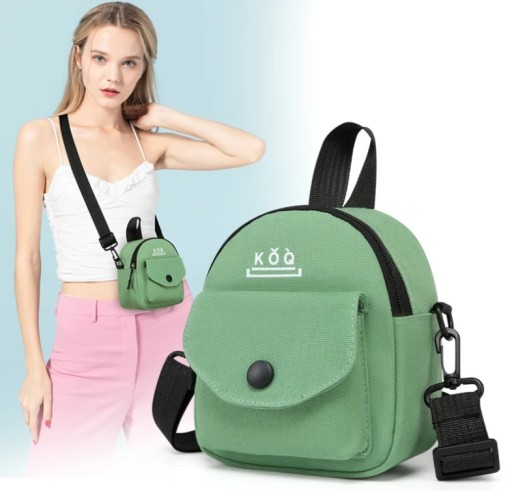 MINI GREEN Taška cez rameno Látkové vrecko