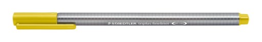 triplus jemná linka, trojuholníková, 0,3 mm, horčica,