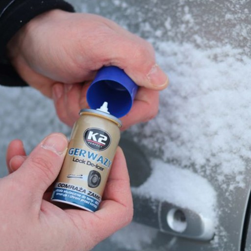 K2 GERWAZY ROZMRAZOVAČ ZÁMKOV pre visiaci zámok -60 STUPŇOV 50ml