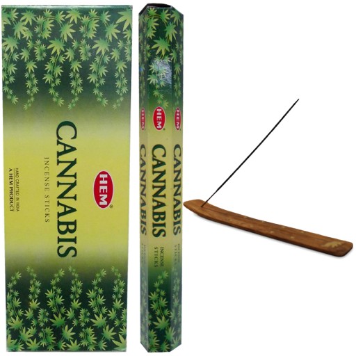 Indické vonné tyčinky Cannabis Aroma 20 kusov HEM