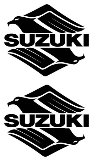 SUZUKI INTRUDER NÁLEPKY na motorky 10x8,5cm 2 ks