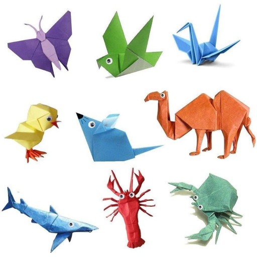 DIY Origami papier 10 farieb 15 x 15 cm 100 ks