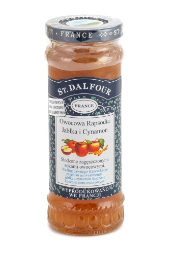 Rapsodia Džem z jablka a škorice 284 g ST. DALFOUR