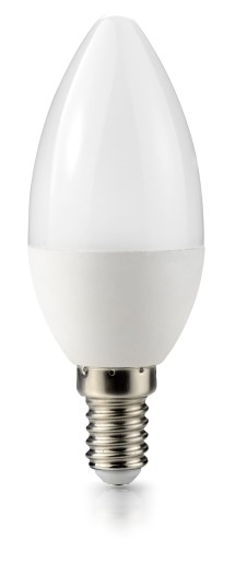 LED žiarovka E14 3W sviečková 270lm studená