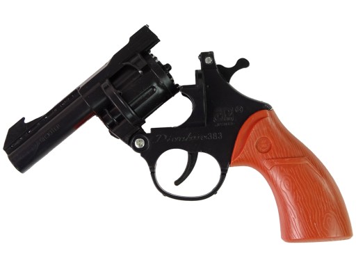 Perkusná pištoľ Revolver čierny