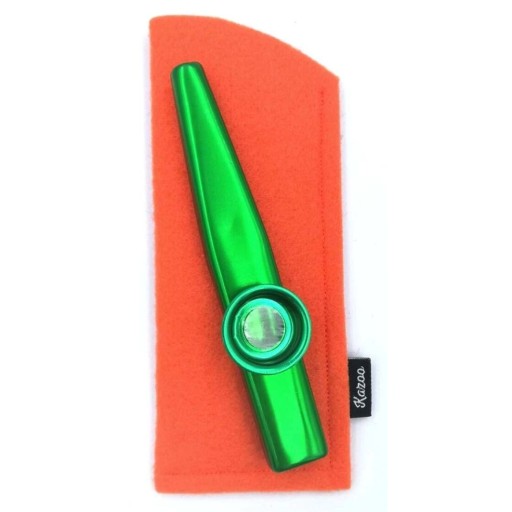 Zelené POUZDRA KAZOO Orange + MEMBRÁNA - Perfektný darček pre deti