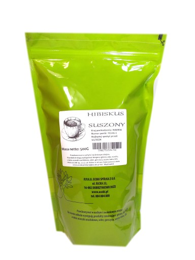 IBIŠEK SUŠENÝ kvet ibišteka 500g ECOBI