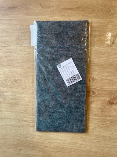 Samolepiace plstené podložky na stoličky, nábytok, čierne, 100x120, 1 ks