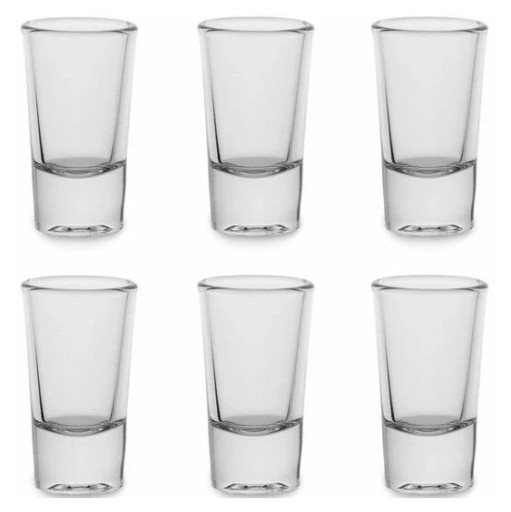 Poháre na vodku 6x25 ml transparentné Roy Trend Glass