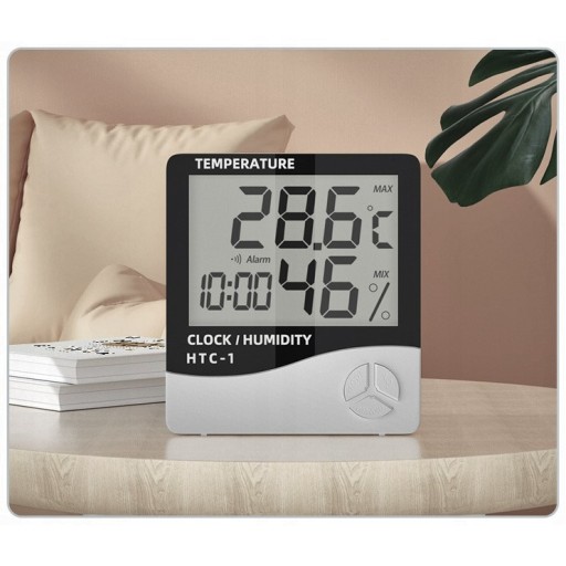 DIGITÁLNY vlhkomer TEPLOMER ELEKTRONICKÁ METEOSTANICA