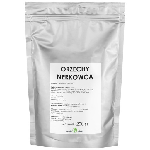 KEŠU Oriešky jemné, kvalitné, 0,2 kg