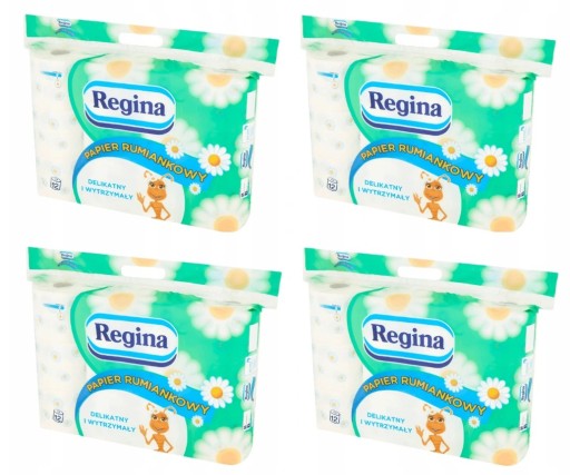 REGINA Toaletný papier Harmanček, 12 roliek, silný