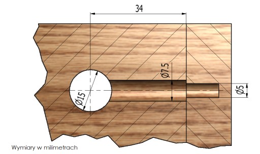 10x Excentrický konektor z plastu fi15 pre priemer 16mm