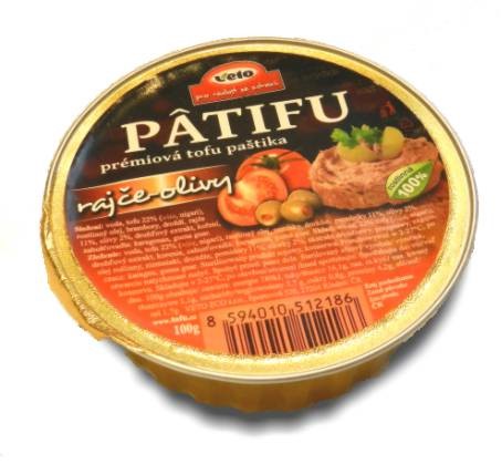 Patifu paštéta paradajky s olivami 100g